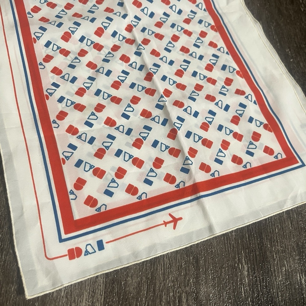 Rare Vintage Imperial Japanese Airways (DAI) Scarf Japan Airways Co. LTD
